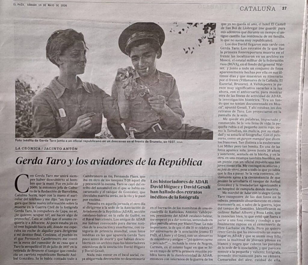 ADAR a El País